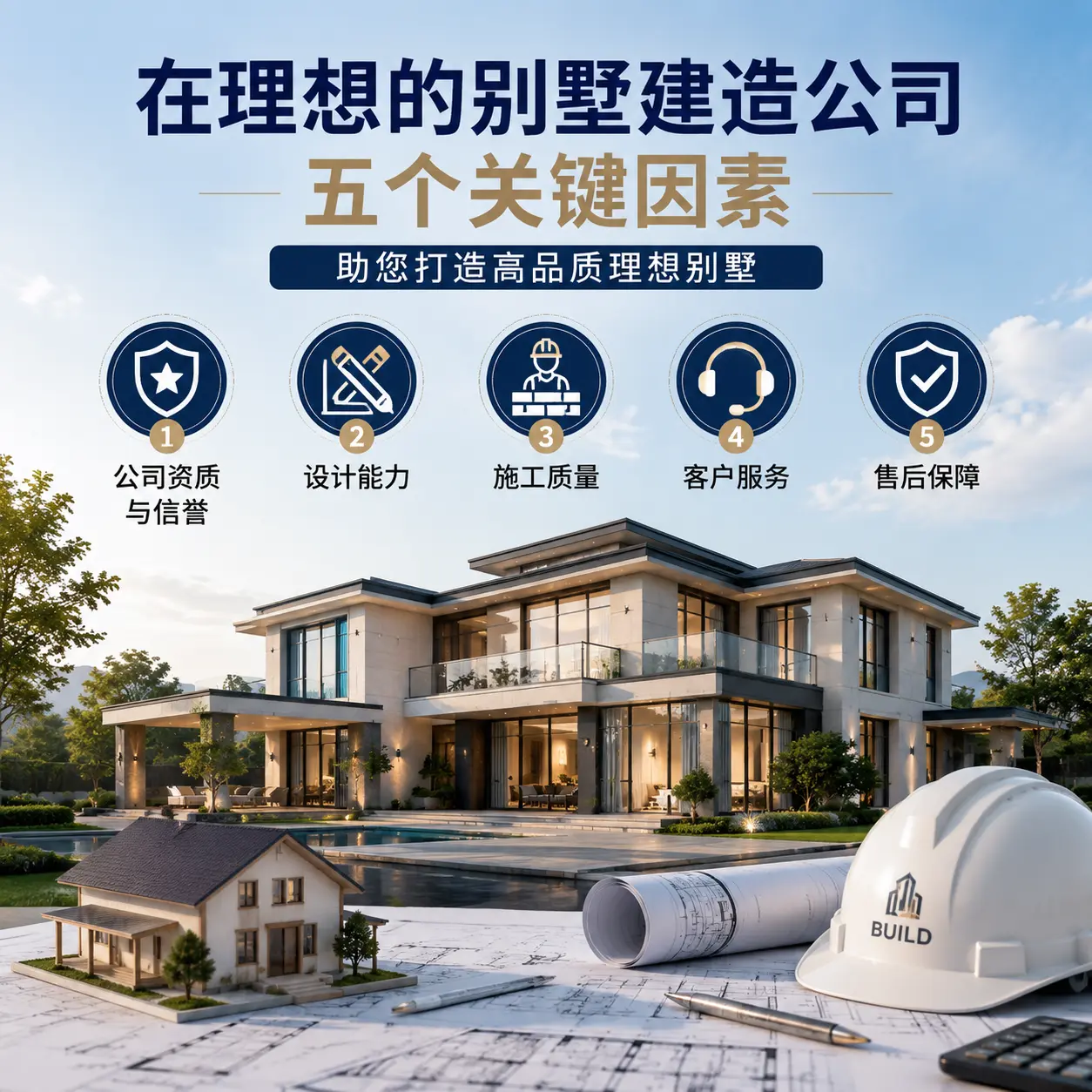在 务川 找到理想别墅建造公司的五个关键因素