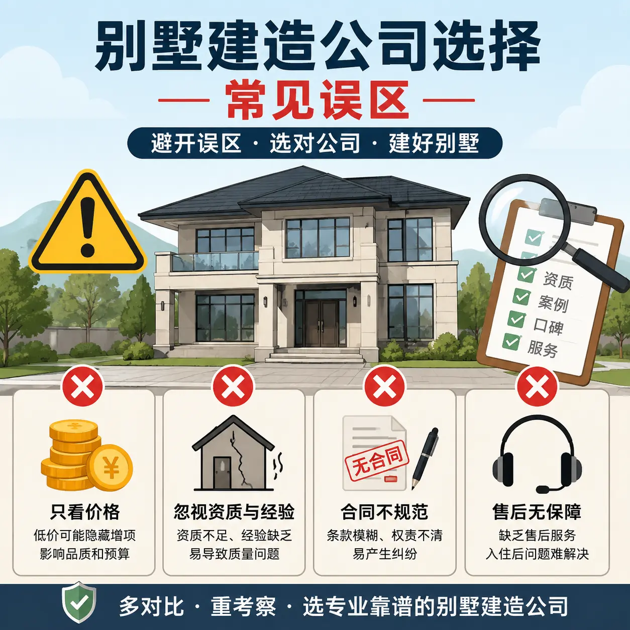务川 别墅建造公司推荐:了解市场行情与服务内容