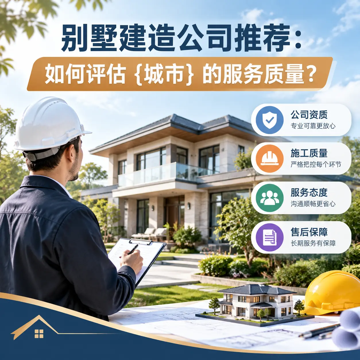 别墅建造公司推荐:如何评估 务川 的服务质量?