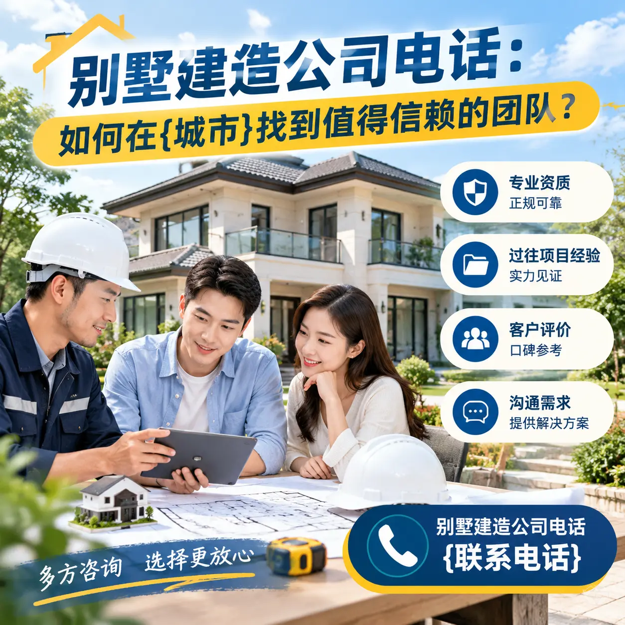 别墅建造公司电话:如何在务川找到值得信赖的团队?