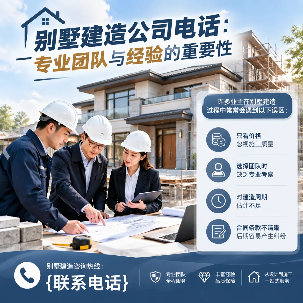 务川别墅建造公司电话:专业团队与经验的重要性