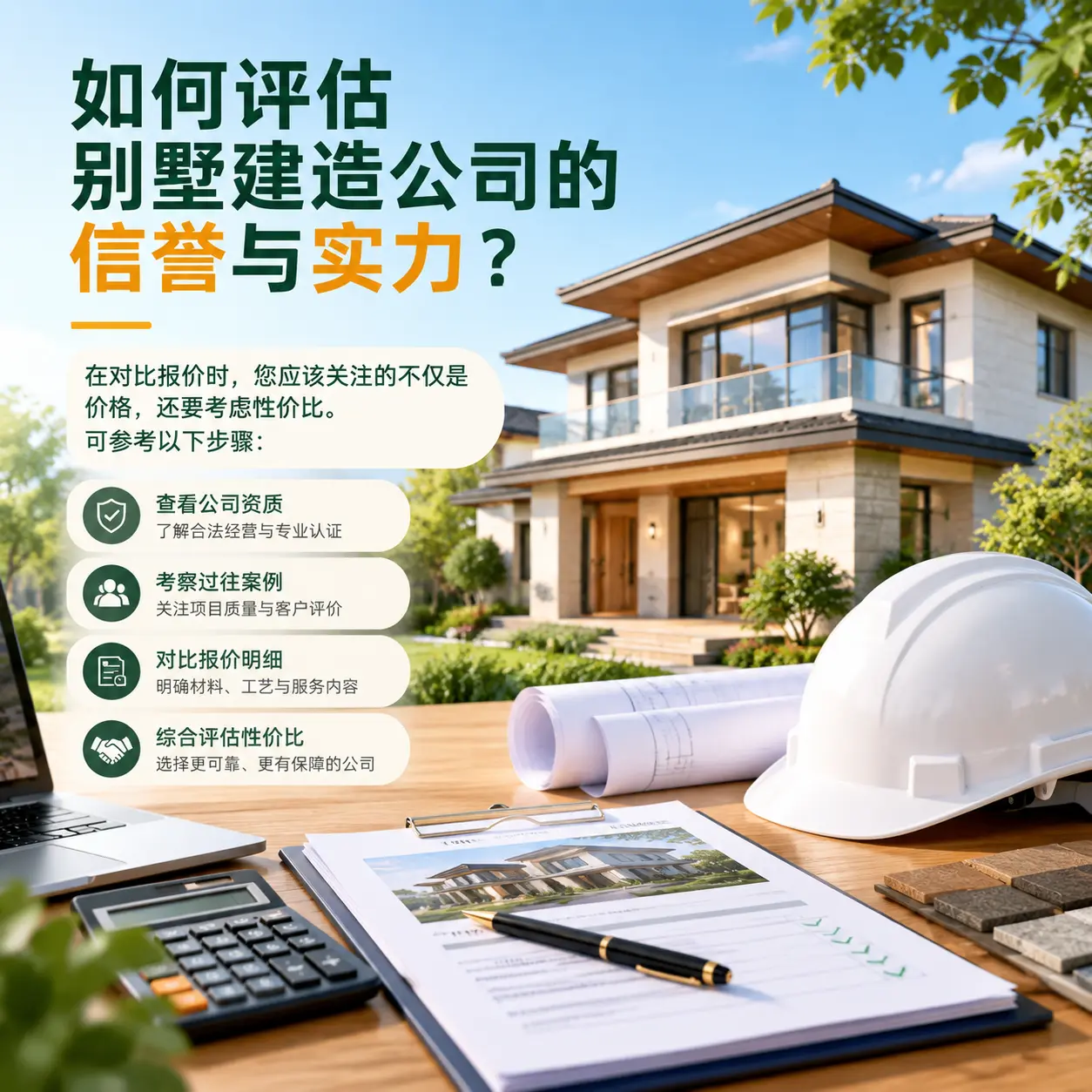 如何评估 务川 别墅建造公司的信誉与实力?