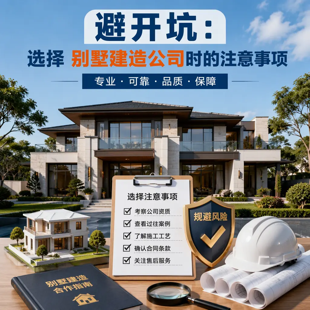 避开坑：选择 务川 别墅建造公司时的注意事项
