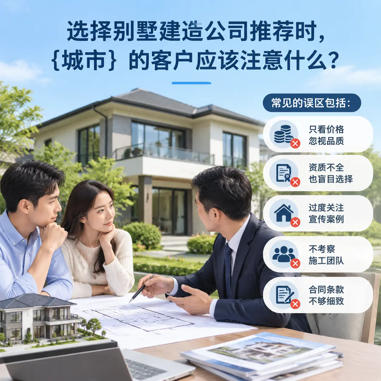 选择别墅建造公司推荐时,务川 的客户应该注意什么?