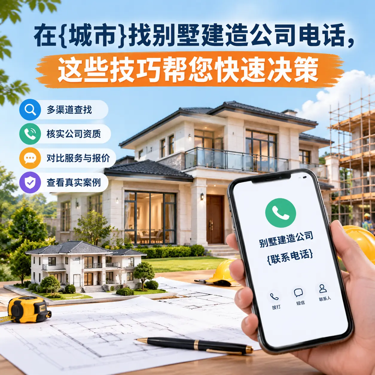 在务川找别墅建造公司电话,这些技巧帮您快速决策