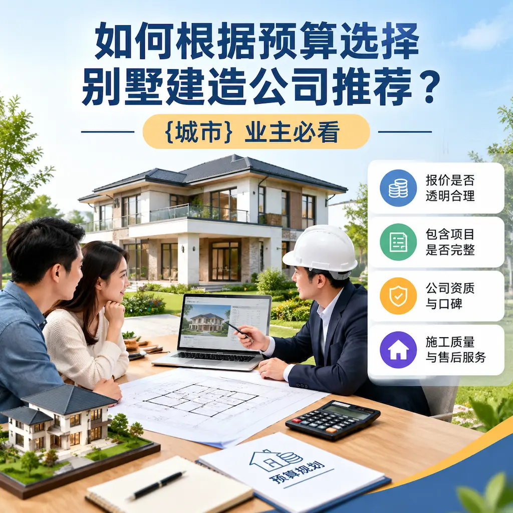 如何根据预算选择别墅建造公司推荐? 务川 业主必看