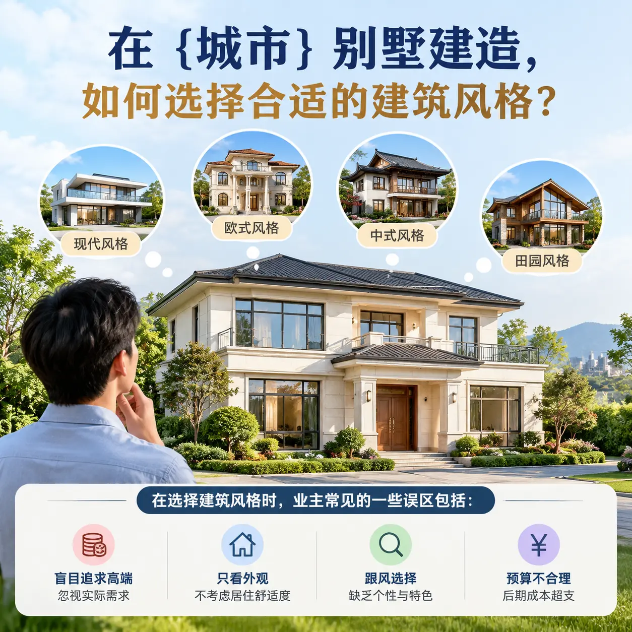 在 务川 别墅建造，如何选择合适的建筑风格？