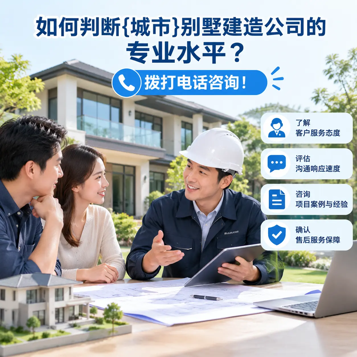 如何判断务川别墅建造公司的专业水平?拨打电话咨询!